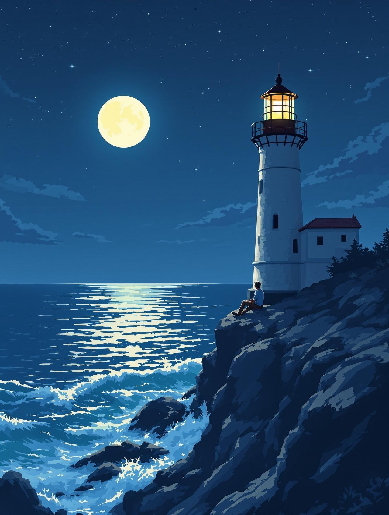漫剧工场 - 灯塔守望者 - 深夜疗愈动漫短剧