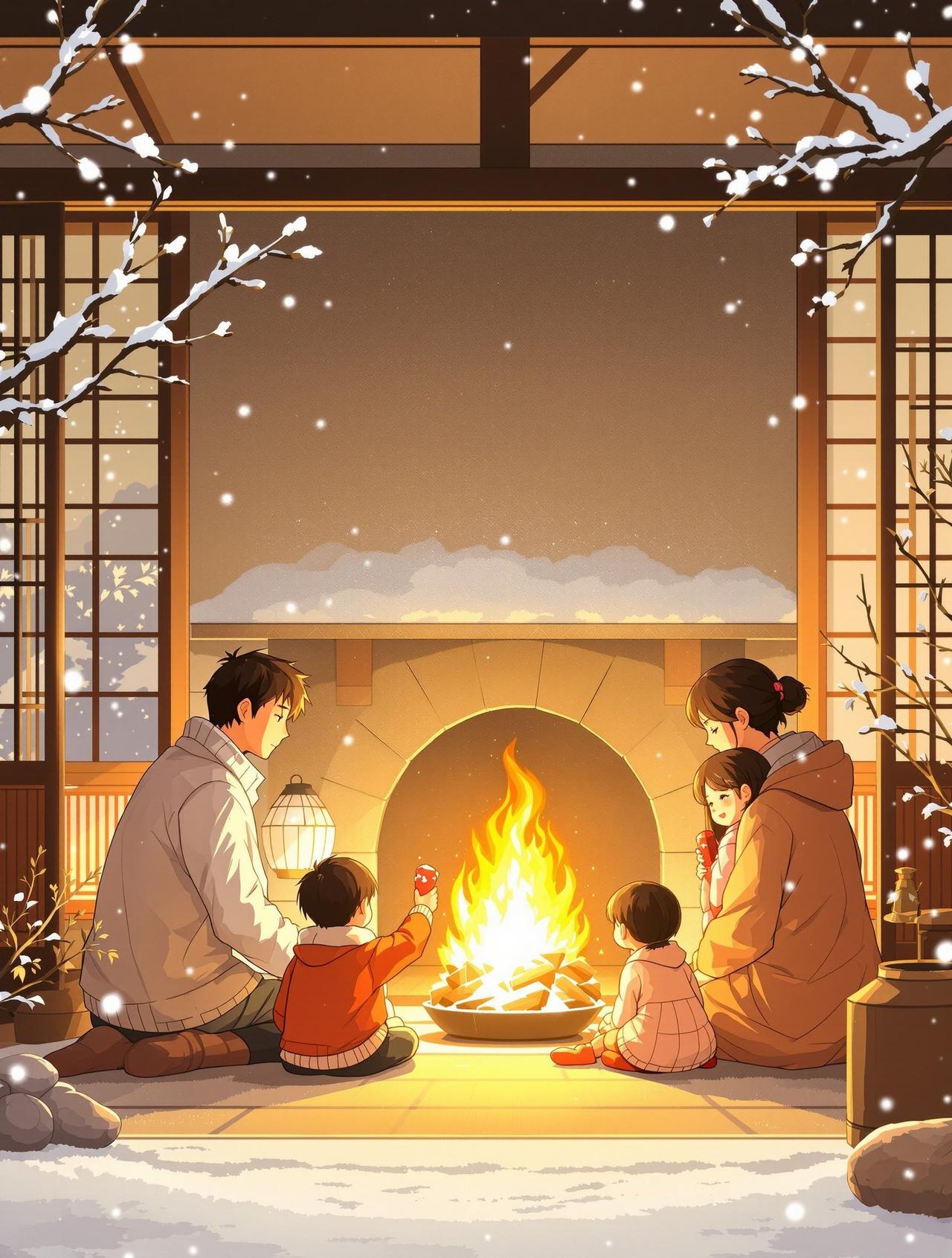 漫剧工场 - 雪夜物语 - 暖心家庭治愈动漫短剧